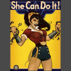 DC Bombshells WW We Can Do It Magnet
