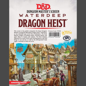 D&D Dungeon Master's Screen -  Dragon Heist