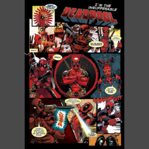 Deadpool Panels Poster