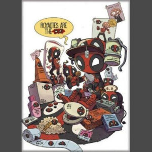 Deadpool Royalties Magnet
