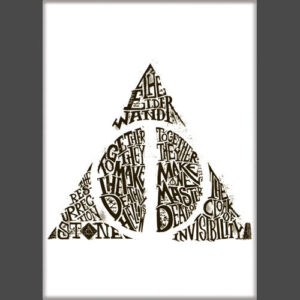Deathly Hallows Words Magnet