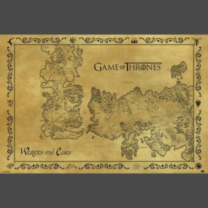 Game of Thrones Map Poster