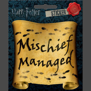 Harry Potter Mischief Managed Sticker