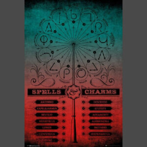 Harry Potter Spells and Charms Poster