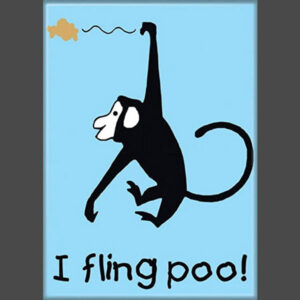 I Fling Poo Magnet