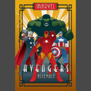 Marvel Deco Avengers Poster