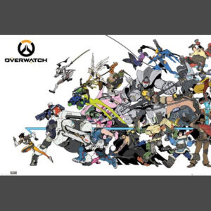 Overwatch Heroes Battle Poster