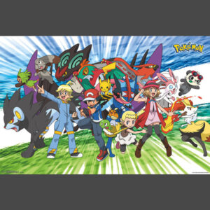 Pokemon Traveling Party Poster