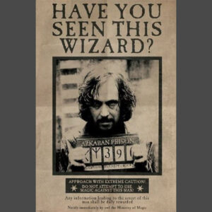 Harry Potter Sirius Black Wanted Poster