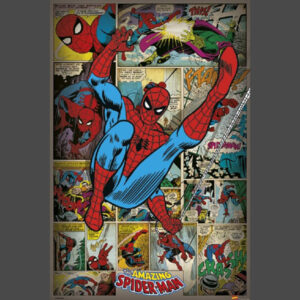 Spider-Man Retro Poster