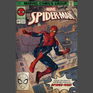 Spiderman Comic Book Cover Poster