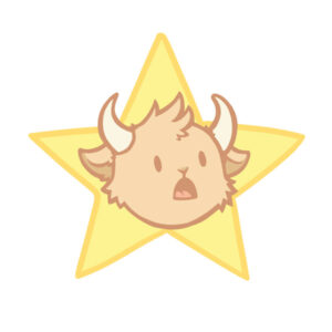 Star Goat Sticker