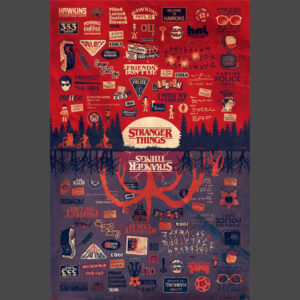 Stranger Things Upside Down Poster
