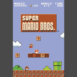 Super Mario Bros Level 1 Poster