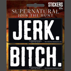 Supernatural Jerk Bitch Sticker