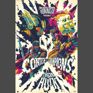 Thor vs Hulk Ragnarok Poster