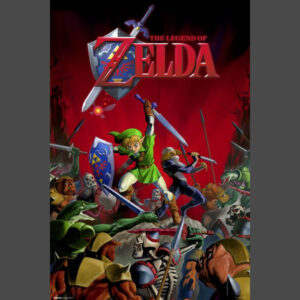 Zelda Battle Red Poster