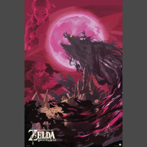 Zelda Blood Moon Canyon Poster